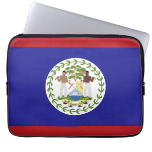 Housse Pour Ordinateur Portable Drapeau du Belize