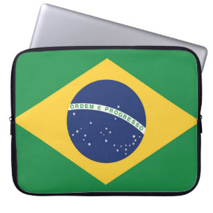 Housse Pour Ordinateur Portable Drapeau du Brésil
