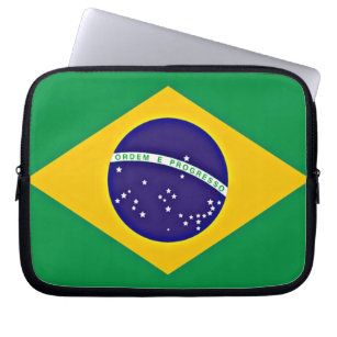 Housse Pour Ordinateur Portable Drapeau du Brésil