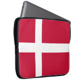 Housse Pour Ordinateur Portable Drapeau du Danemark (Devant droit)