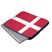 Housse Pour Ordinateur Portable Drapeau du Danemark (Devant bas)