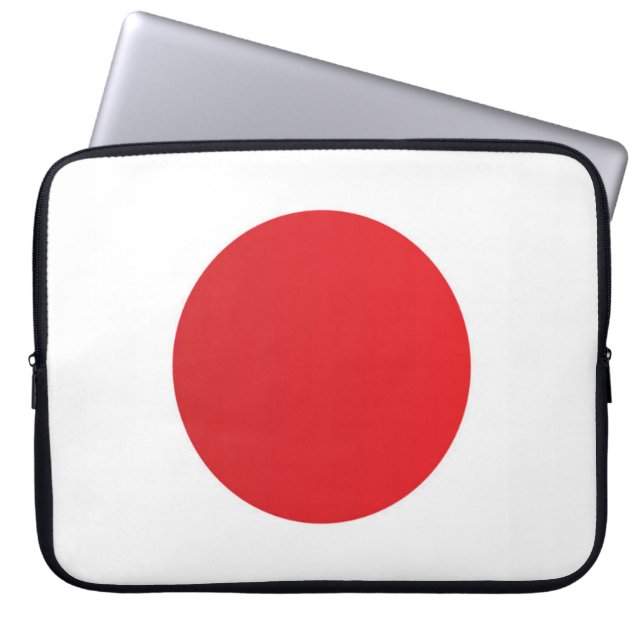 Housse Pour Ordinateur Portable Drapeau du Japon (Devant)
