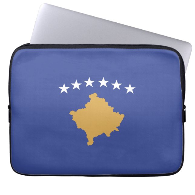 Housse Pour Ordinateur Portable drapeau du Kosovo (Devant)