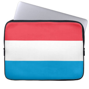 Housse Pour Ordinateur Portable Drapeau du Luxembourg