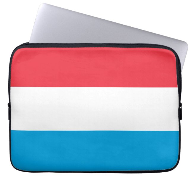 Housse Pour Ordinateur Portable Drapeau du Luxembourg (Devant)