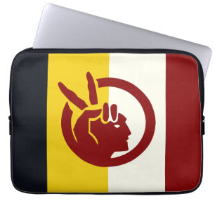 Housse Pour Ordinateur Portable drapeau du Mouvement indien américain