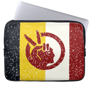 Housse Pour Ordinateur Portable drapeau du Mouvement indien américain
