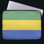 Housse Pour Ordinateur Portable Drapeau Gabon<br><div class="desc">Un cadeau idéal pour tous ceux qui sont patriotes de leur pays !</div>