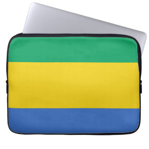 Housse Pour Ordinateur Portable Drapeau Gabon