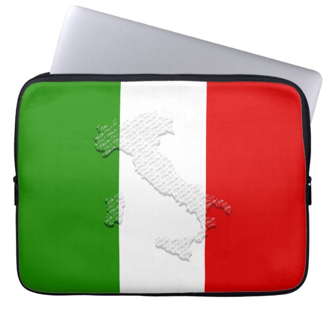Housse Pour Ordinateur Portable Drapeau italien (Devant)