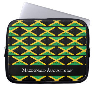 HOUSSE POUR ORDINATEUR PORTABLE DRAPEAU JAMAICA PERSONNALISÉ