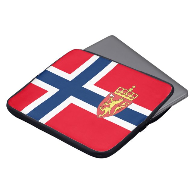 Housse Pour Ordinateur Portable Drapeau norvégien (Devant haut)