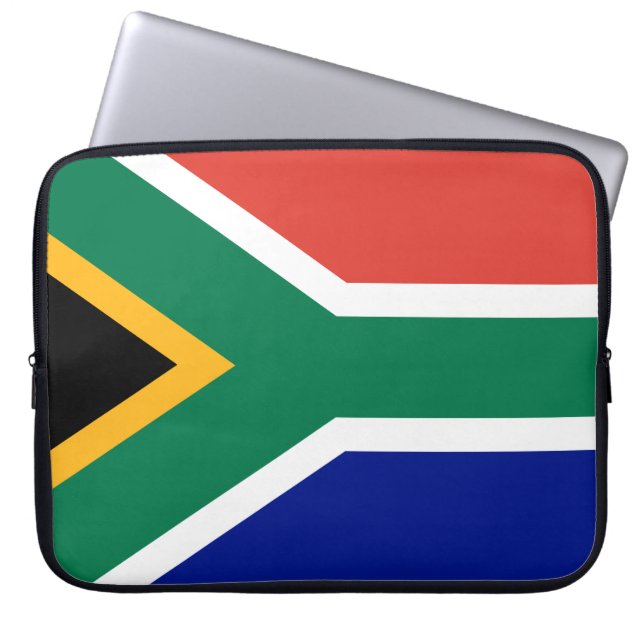 Housse Pour Ordinateur Portable Drapeau sud-africain (Devant)
