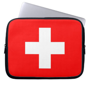 Housse Pour Ordinateur Portable Drapeau Suisse - Manche pour ordinateur portable