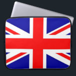 Housse Pour Ordinateur Portable Drapeau Union Jack<br><div class="desc">Drapeau Union Jack,  manche portable sur mesure.</div>