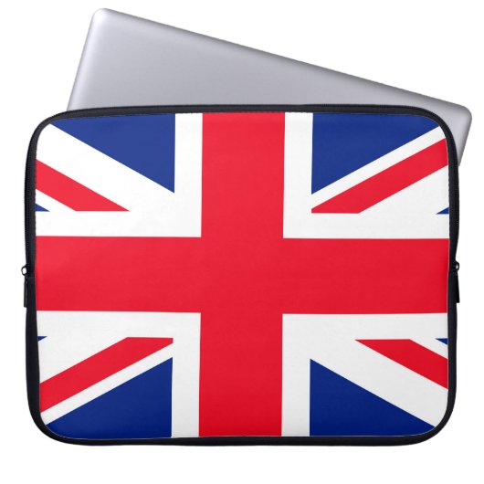 Housse Pour Ordinateur Portable Drapeau Union Jack du Royaume-Uni (Devant)