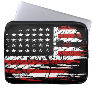 Housse Pour Ordinateur Portable Drapeau vintage