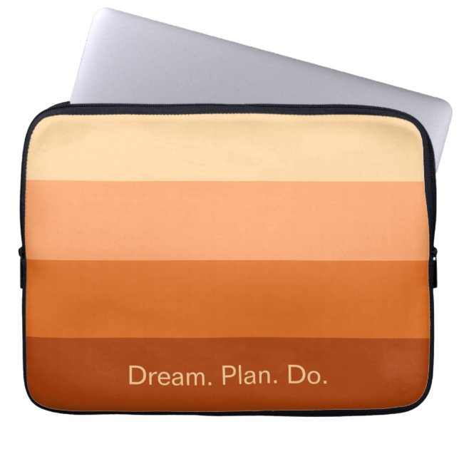 Housse Pour Ordinateur Portable Dream Plan Do - Motivational Gradient (Devant)