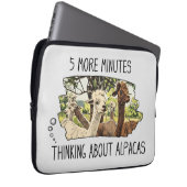 Housse Pour Ordinateur Portable Drôle Alpacas Portable Sleeve (Devant droit)