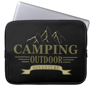 Housse Pour Ordinateur Portable Drôle camper de camping dit pour les campeurs