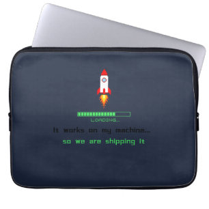 Housse Pour Ordinateur Portable Drôle d'ingénieur logiciel qui livre