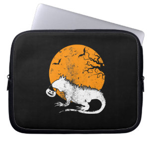 Housse Pour Ordinateur Portable Drôle Iguana Citrouille Costume Halloween Hommes F