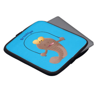 Housse Pour Ordinateur Portable Drôle sauter boudskipper poisson dessin animé