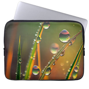 Housse Pour Ordinateur Portable Eau Droplets Calme Nature Tranquille Zen