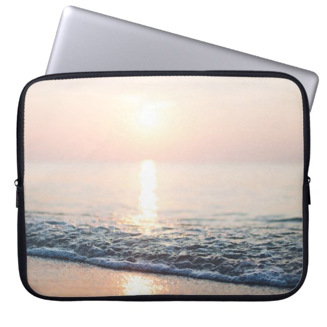 HOUSSE POUR ORDINATEUR PORTABLE EAU SUR LA MER (Devant)