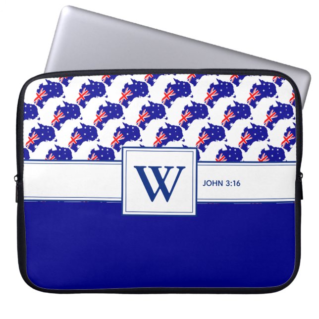 Housse Pour Ordinateur Portable Écriture AUSTRALIE Ordinateur portable Christian M (Devant)