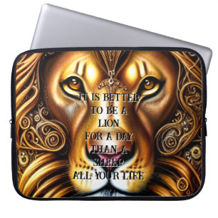 Housse Pour Ordinateur Portable Éditer/supprimer Texte, Amazing Beautiful Golden L