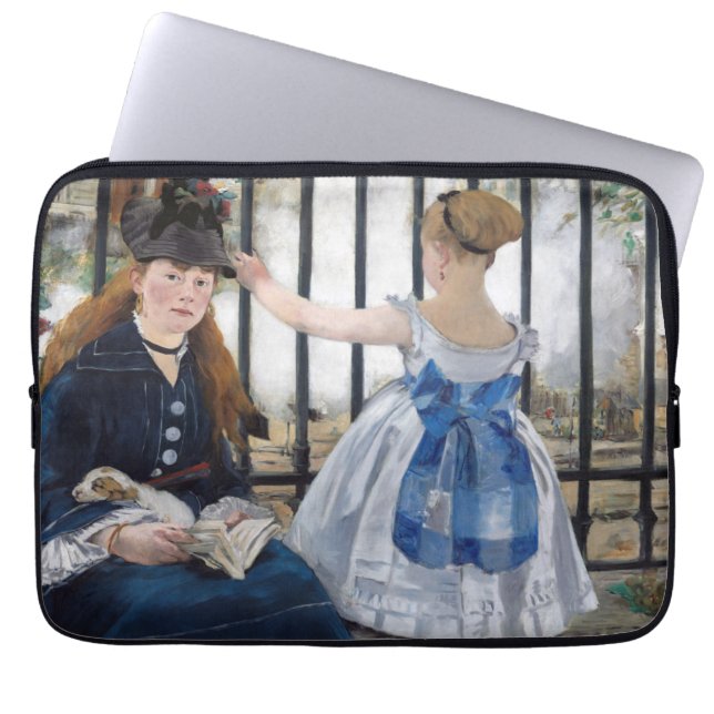 Housse Pour Ordinateur Portable Edouard Manet - Le Chemin De Fer (Devant)