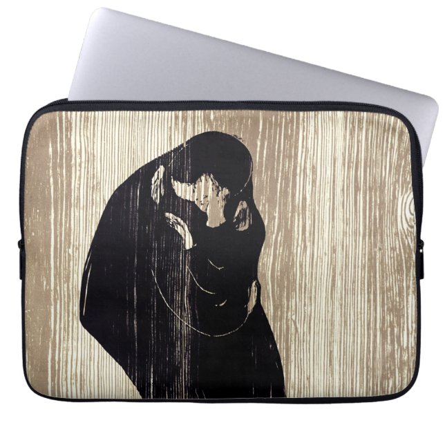 Housse Pour Ordinateur Portable Edvard Munch - Le Kiss IV (Devant)