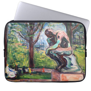 Housse Pour Ordinateur Portable Edvard Munch - Le penseur de Rodin