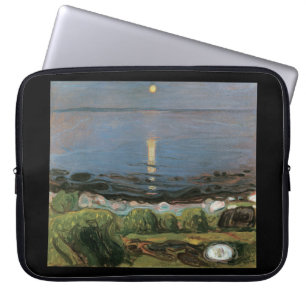 Housse Pour Ordinateur Portable Edvard Munch Painting, Nuit d'été au bord de la pl