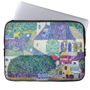 Housse Pour Ordinateur Portable Église de Saint-Wolfgang par Gustav Klimt, Art vic