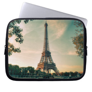 Housse Pour Ordinateur Portable Eiffel tour lancer oreiller