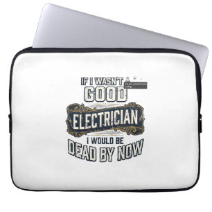 Housse Pour Ordinateur Portable Électricien drôle citation de gravure vintage conc