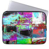 Housse Pour Ordinateur Portable Electronics Bag – Abstract Grid (Devant)