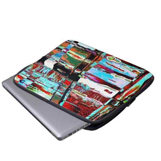 Housse Pour Ordinateur Portable Electronics Bag – Collapse Reflection Abstract (Devant bas)