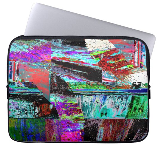 Housse Pour Ordinateur Portable Electronics Bag – Neon Pulse (Devant)