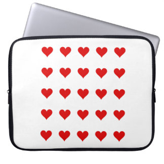Housse Pour Ordinateur Portable Electronics Bag with hearts.