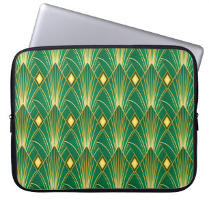 Housse Pour Ordinateur Portable Elégance orientale : Fond d'écran Art Déco