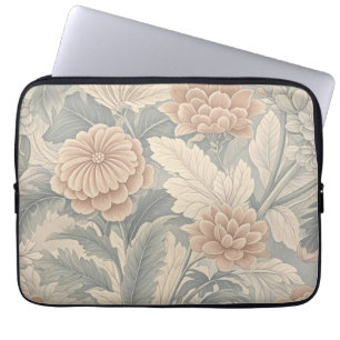 Housse Pour Ordinateur Portable Élégant floral d'inspiration vintage douce délicat