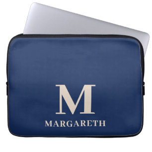 Housse Pour Ordinateur Portable Élégant Manche pour ordinateur portable Monogramme