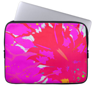 Housse Pour Ordinateur Portable Élégant Motif Abstrait rose