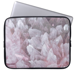 Housse Pour Ordinateur Portable Elégant Quartz rose Gem Esprit corps esprit énergi