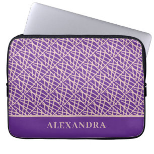 Housse Pour Ordinateur Portable Élégant violet Abstrait