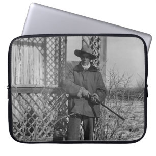 Housse Pour Ordinateur Portable Éleveur et cow-boy canadien hors-la-loi de l'Ouest