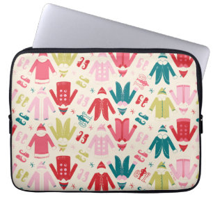 Housse Pour Ordinateur Portable Elf Colorful Coat et Chaussures Motif